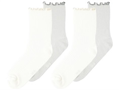 Name It northern droplet/cloud dancer socks (4-pack)